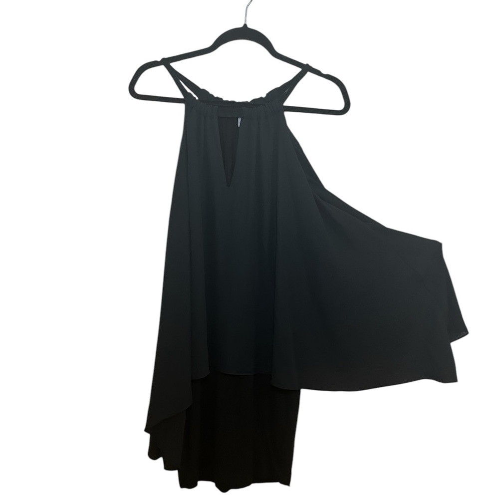 Black halter dress